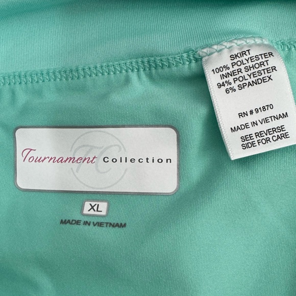 TOURNAMENT Woman Golf Tennis Pickleball Padel Skort XL Oversized Skirt Skort - Picture 2 of 8